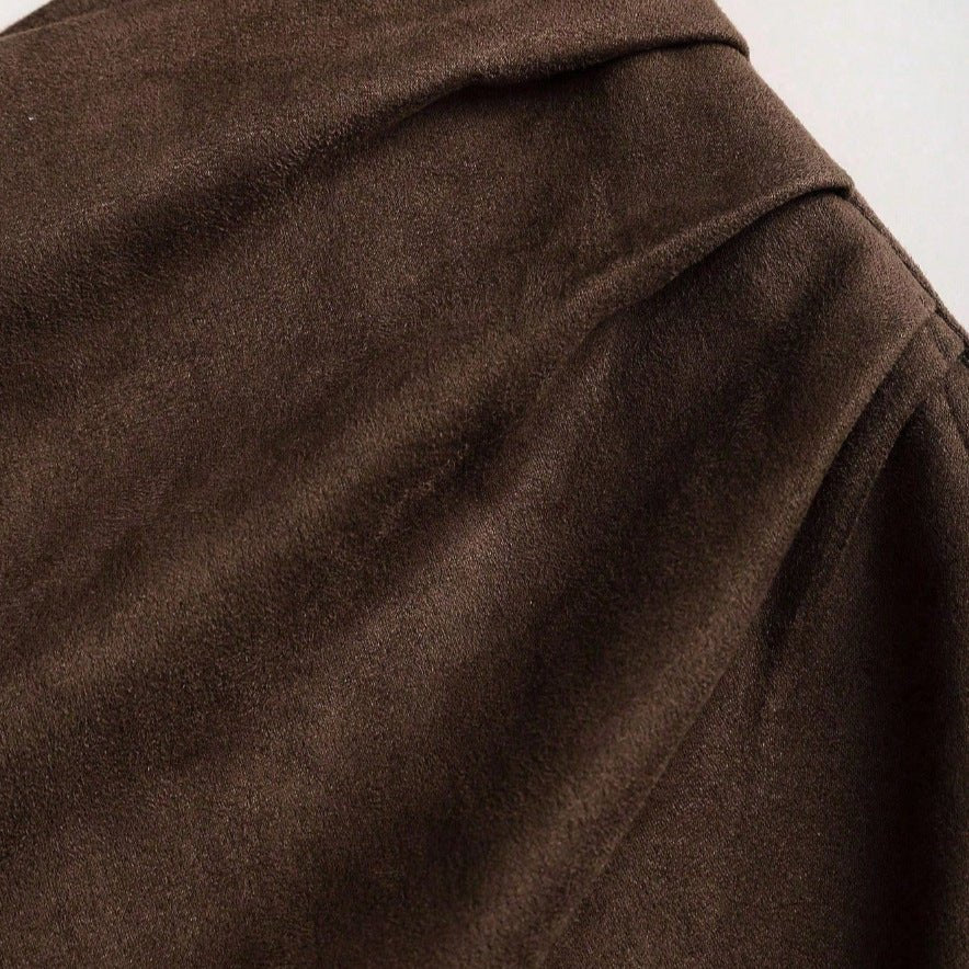 Solid - color Sheath Skirt With Pleats And An Asymmetrical Zipper For Women - LADYLINE X