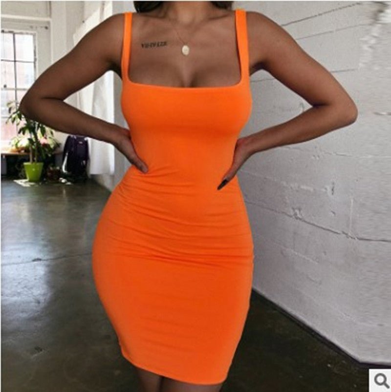 Solid - color Sheath Vest Camisole Plus Size Women's - LADYLINE X