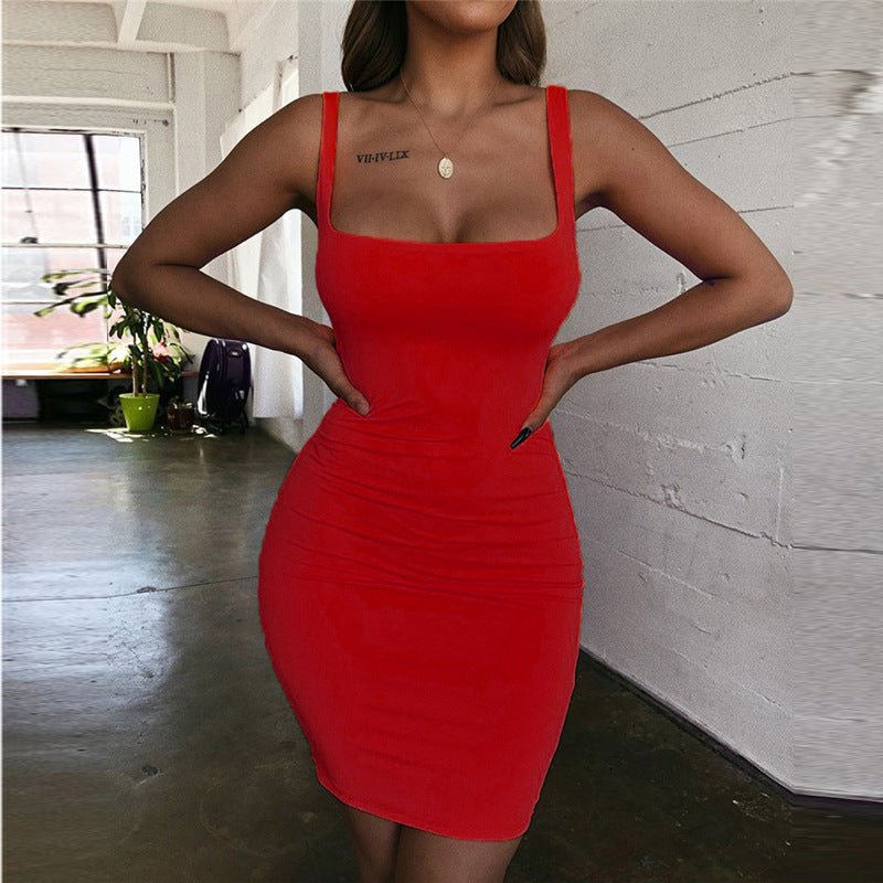 Solid - color Sheath Vest Camisole Plus Size Women's - LADYLINE X