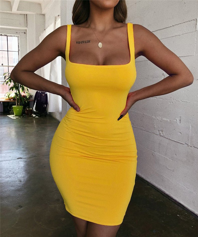 Solid - color Sheath Vest Camisole Plus Size Women's - LADYLINE X