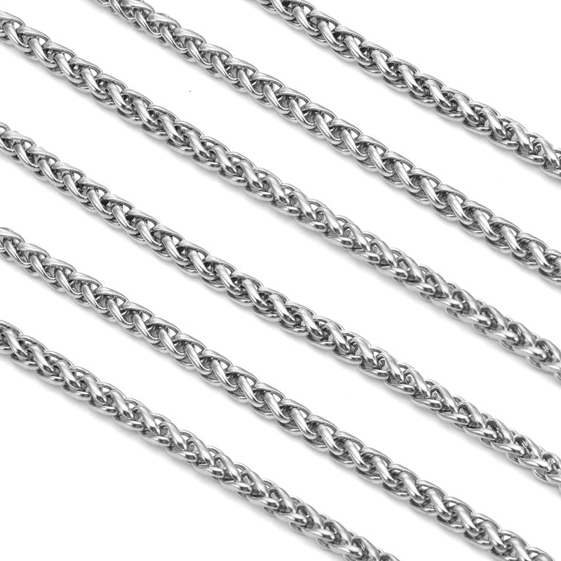 Stainless Steel Skeletal Chain Personalized Simple Fashionable Versatile Necklace Jewelry - LADYLINE X