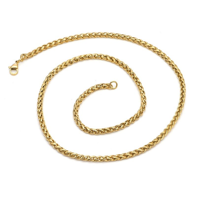 Stainless Steel Skeletal Chain Personalized Simple Fashionable Versatile Necklace Jewelry - LADYLINE X