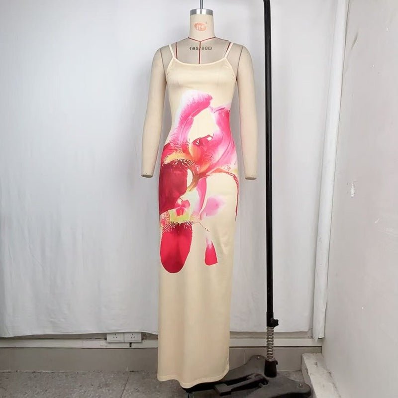 Summer New Sexy Strap Long Dress - LADYLINE X