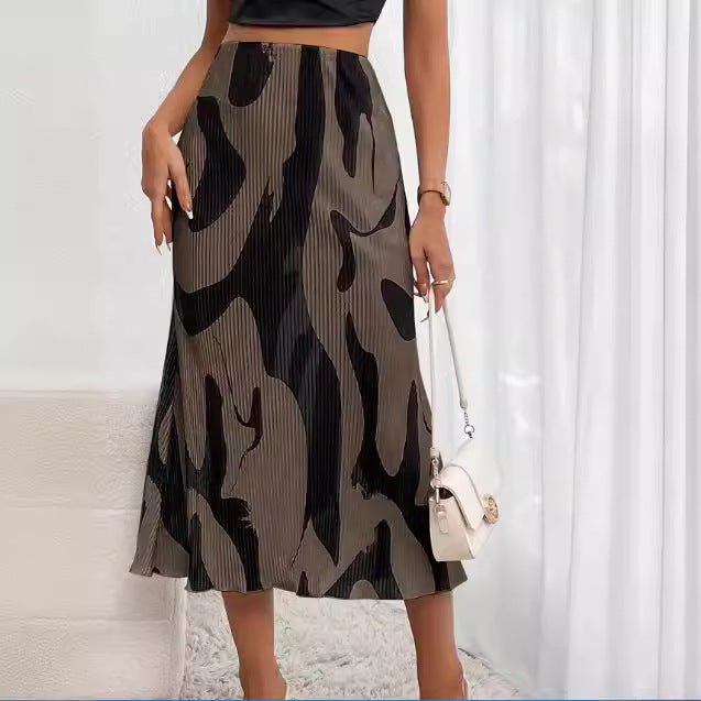 Summer New Women's Printed Skirt - LADYLINE X