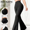 Summer Thin Yoga Pants Women's High - Waist Straight - Leg Wide - Leggings - LADYLINE X