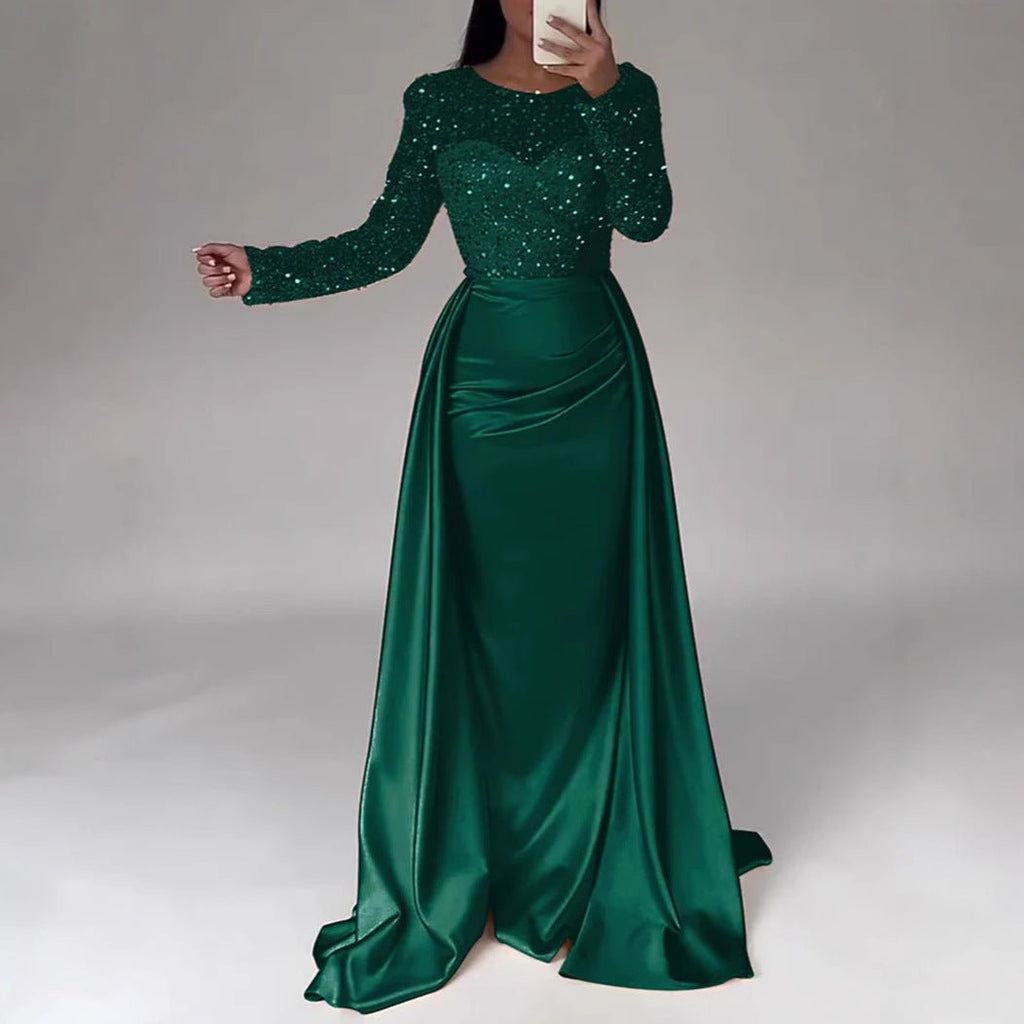 The Dazzling Sequin Queen Sequin Evening Gowns - LADYLINE X