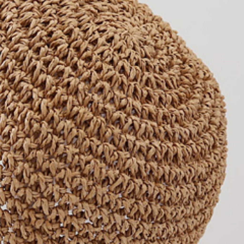 The Korean Version Of The Wide - brimmed, Fringed, Woven Straw Hat, Sun Hat, Round - top Fisherman's Hat, Beach Vacation Hat, And Sandcastle Hat Is Suitable For Vacations. - LADYLINE X