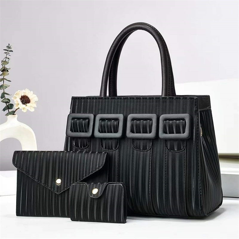 Three - Piece Sets Large Capacity Tote Woman Handbag - LADYLINE X