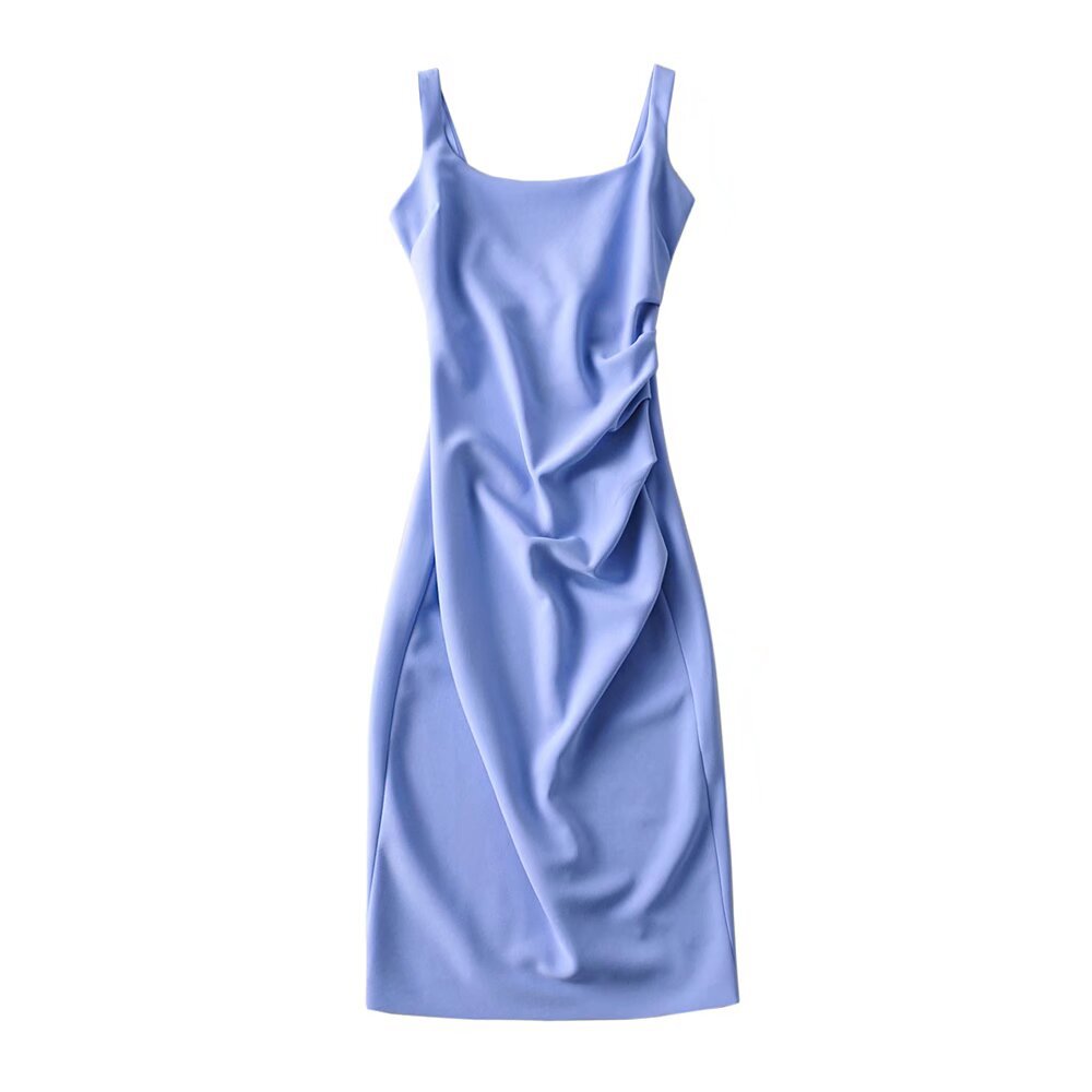 U - neck Stretchy Figure - flattering Slip Dress - LADYLINE X