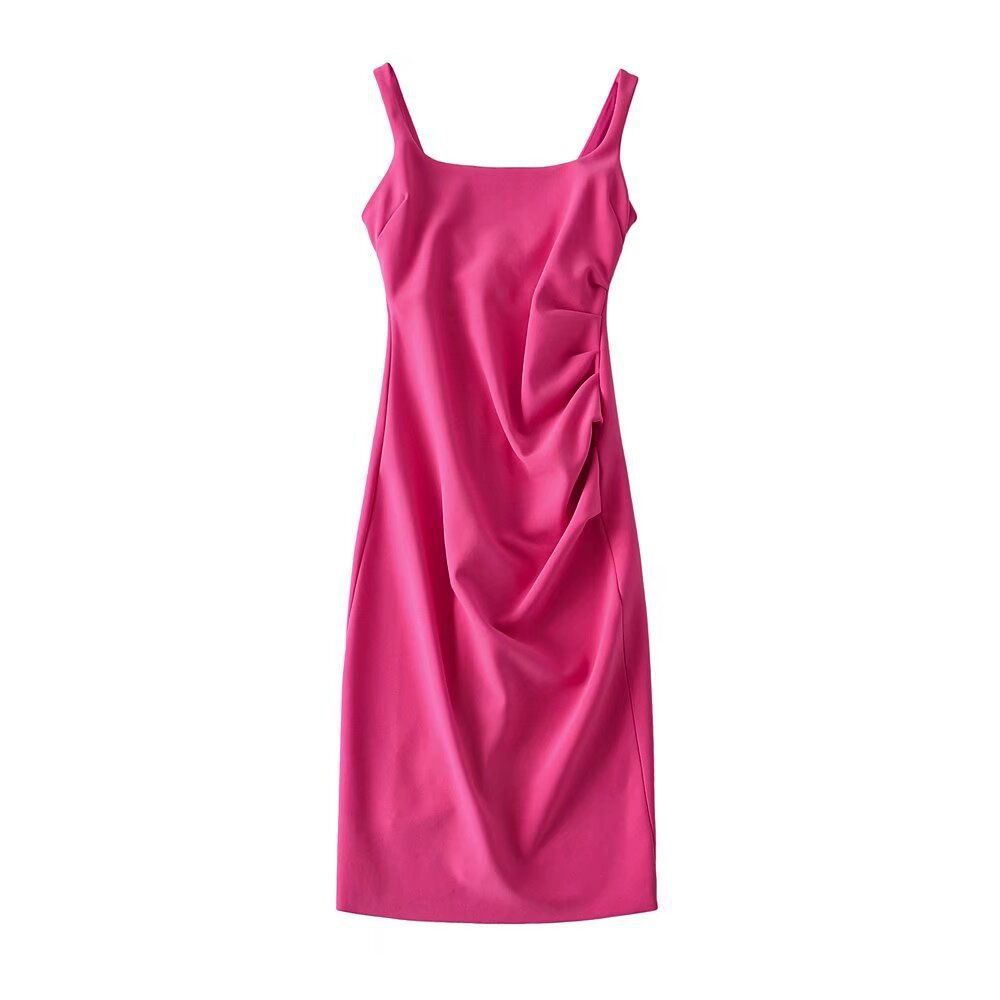 U - neck Stretchy Figure - flattering Slip Dress - LADYLINE X