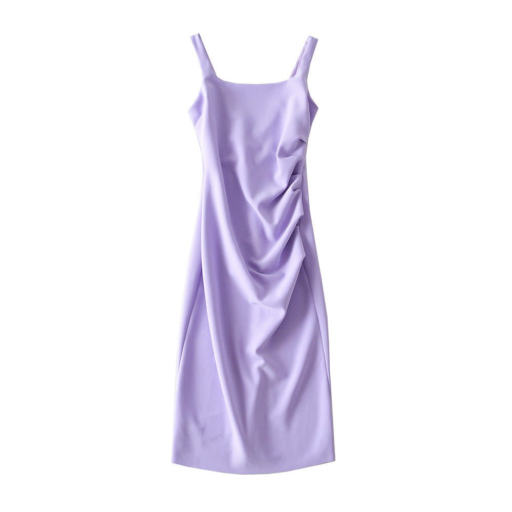 U - neck Stretchy Figure - flattering Slip Dress - LADYLINE X