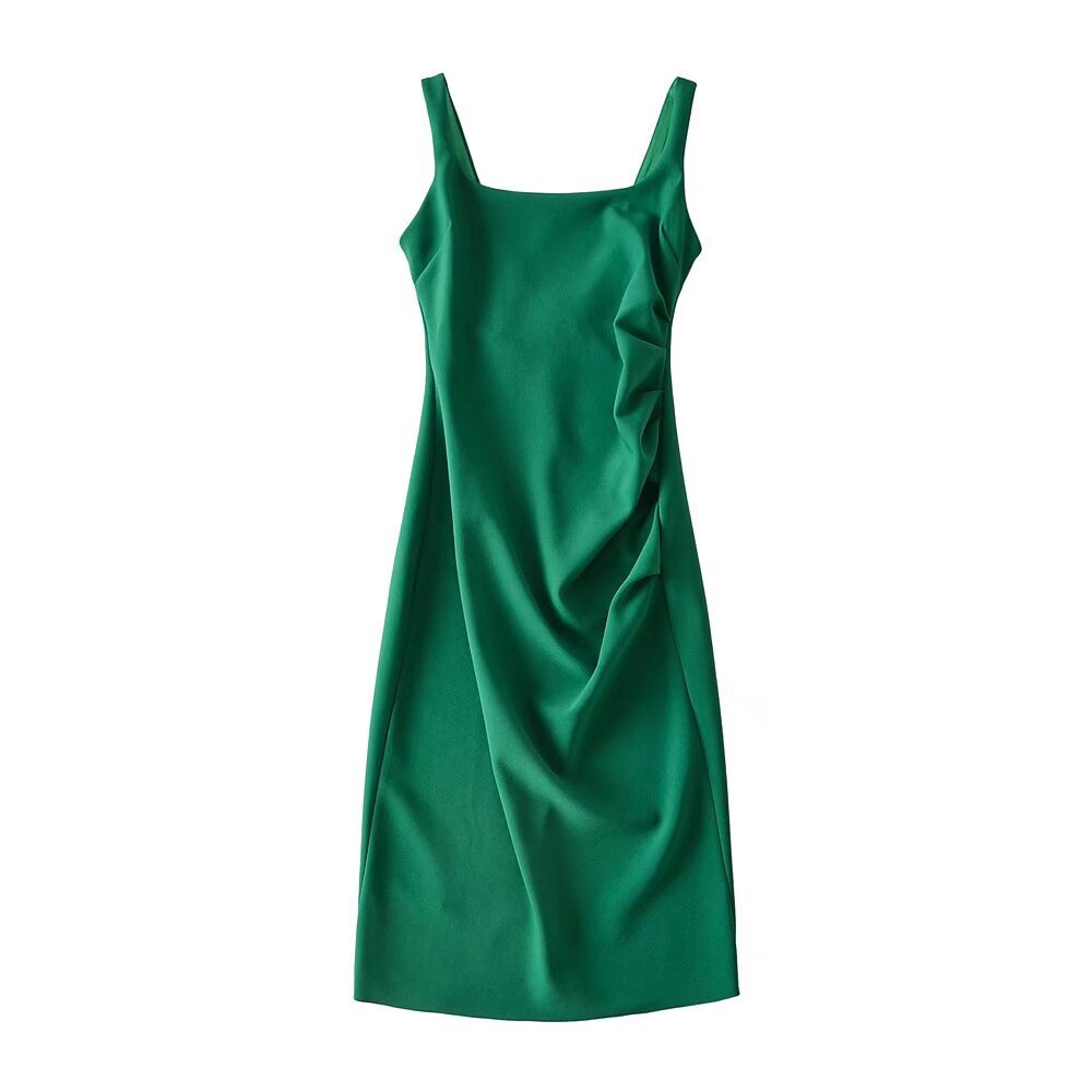 U - neck Stretchy Figure - flattering Slip Dress - LADYLINE X
