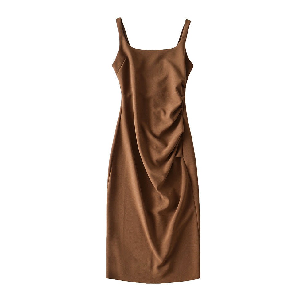 U - neck Stretchy Figure - flattering Slip Dress - LADYLINE X