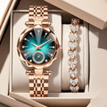 Women's Casual Simple Quartz Watch With Diamond - LADYLINE X