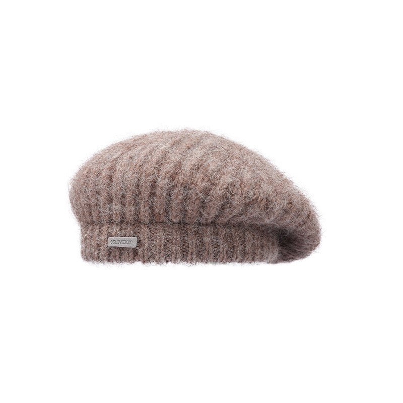 Womens Cozy Soft Wool Knit Beanie For Fall And Winter - LADYLINE X