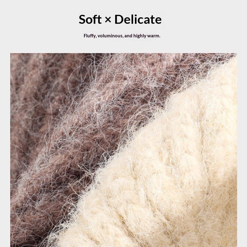 Womens Cozy Soft Wool Knit Beanie For Fall And Winter - LADYLINE X