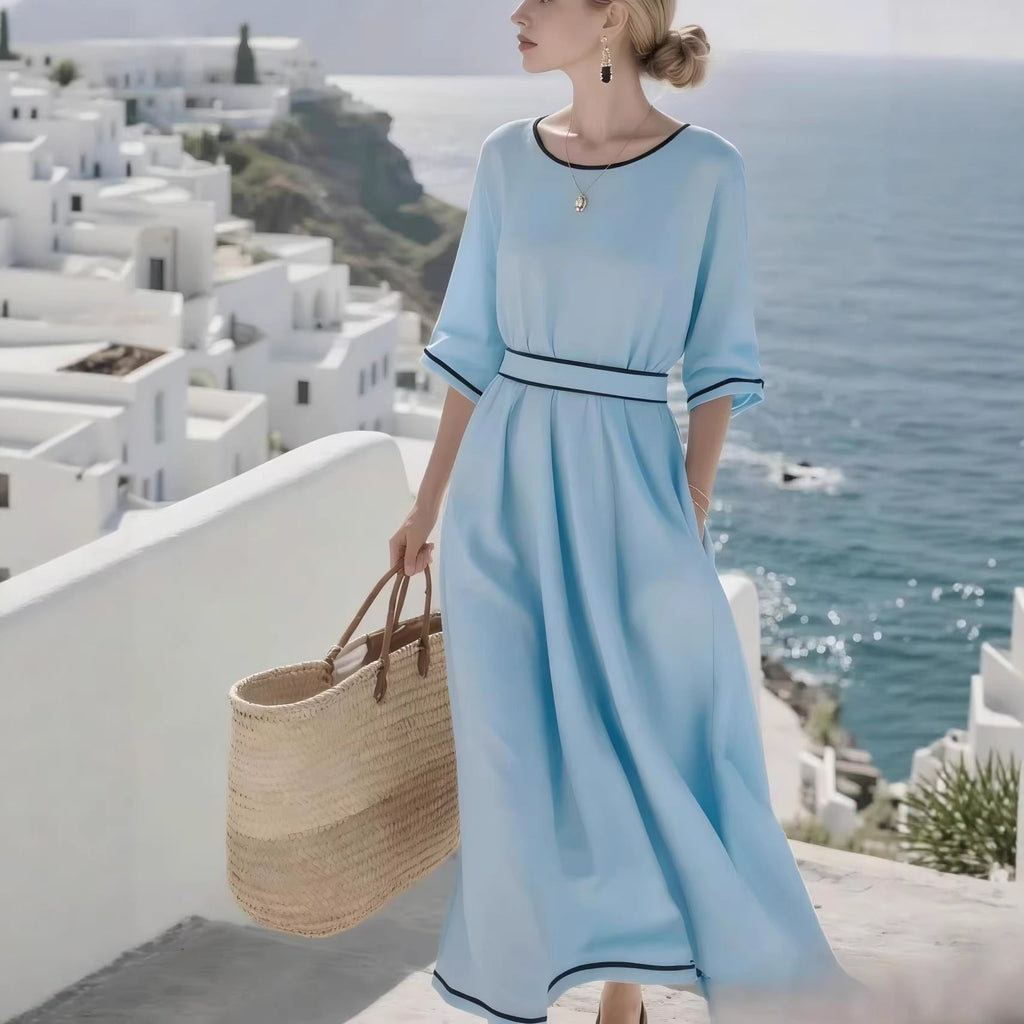 Women's Elegant Commuter Long Dress - LADYLINE X
