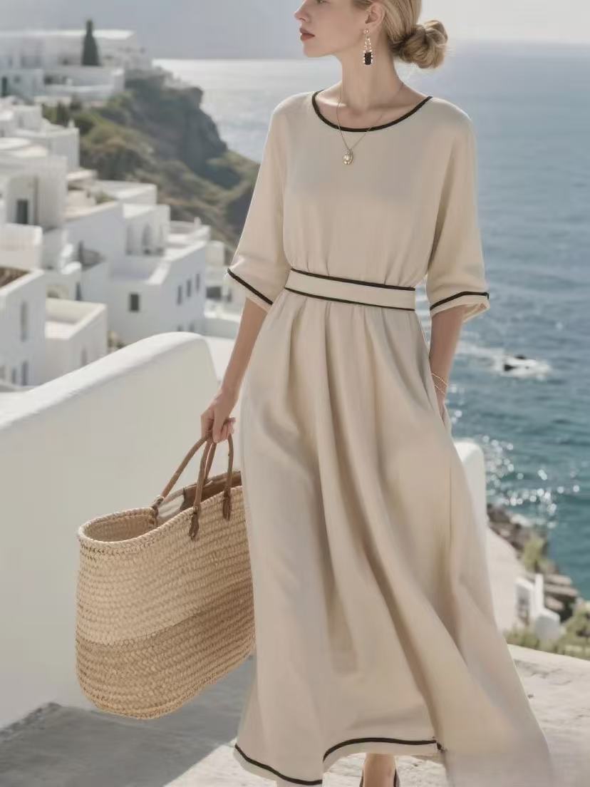 Women's Elegant Commuter Long Dress - LADYLINE X