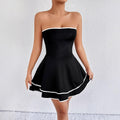 Women's Fashion Backless Tube Top Cake Dress - LADYLINE X