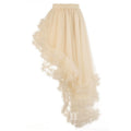 Women's Fashion Mesh Ruffled Irregular Skirt - LADYLINE X