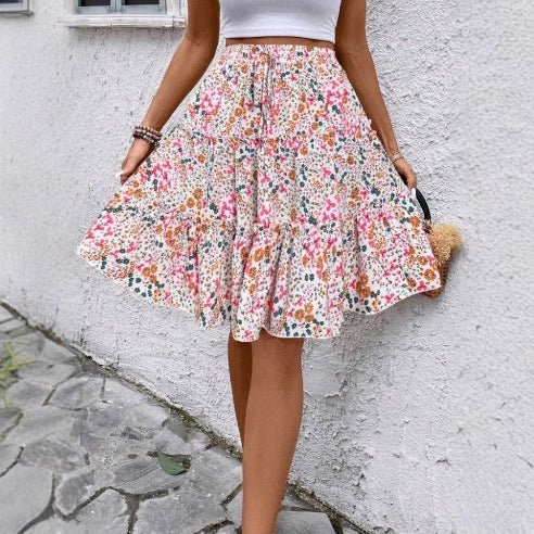 Womens Fashionable Casual Printed Stretch Skirt - LADYLINE X