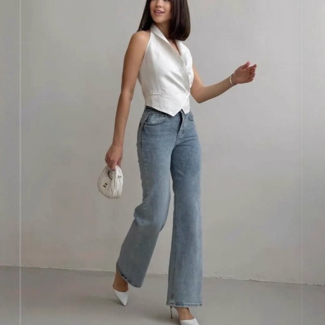 Womens Flared Pants For Autumn - LADYLINE X