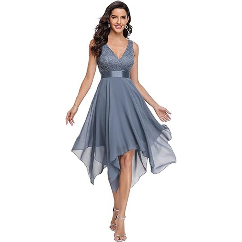 Women's Lace Chiffon Cocktail Ball Gown - LADYLINE X