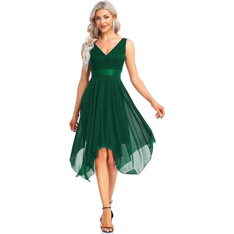 Women's Lace Chiffon Cocktail Ball Gown - LADYLINE X