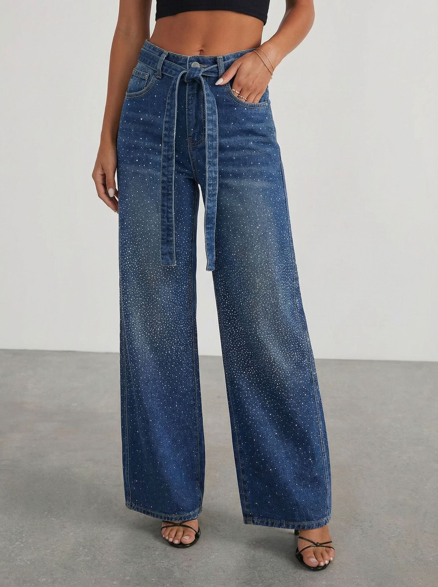 Women's Loose - fit High - waist Wide - leg Jeans - LADYLINE X