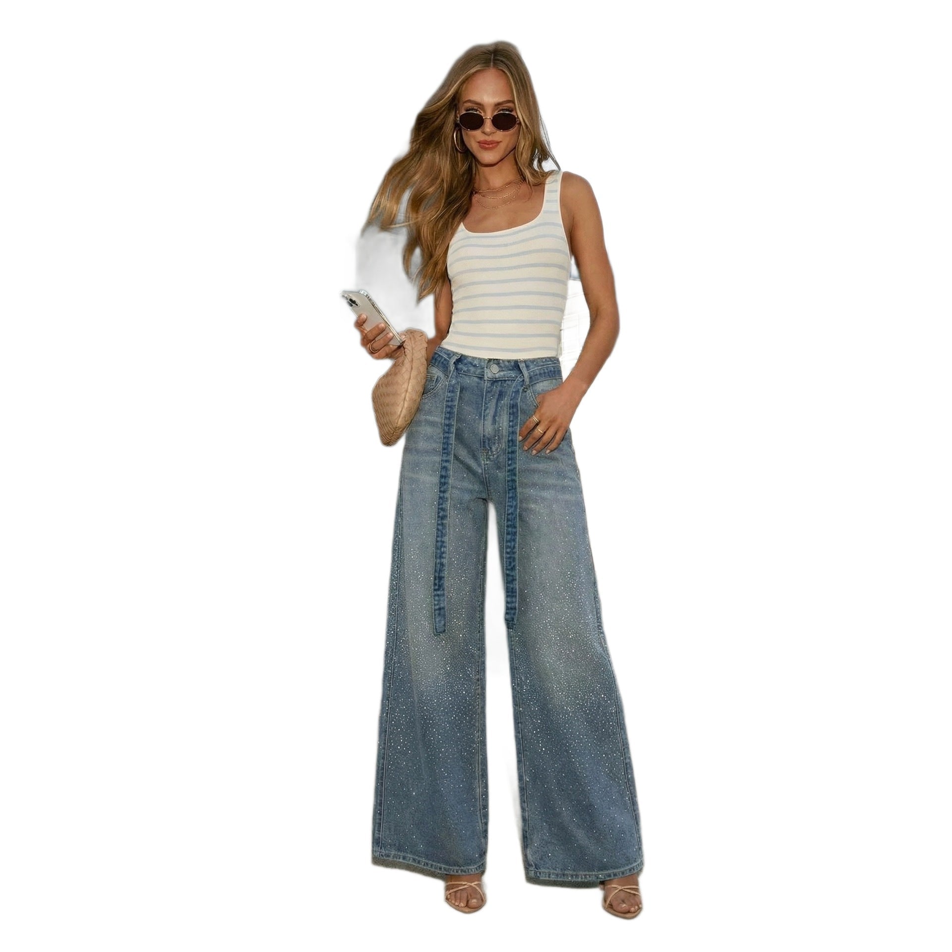 Women's Loose - fit High - waist Wide - leg Jeans - LADYLINE X