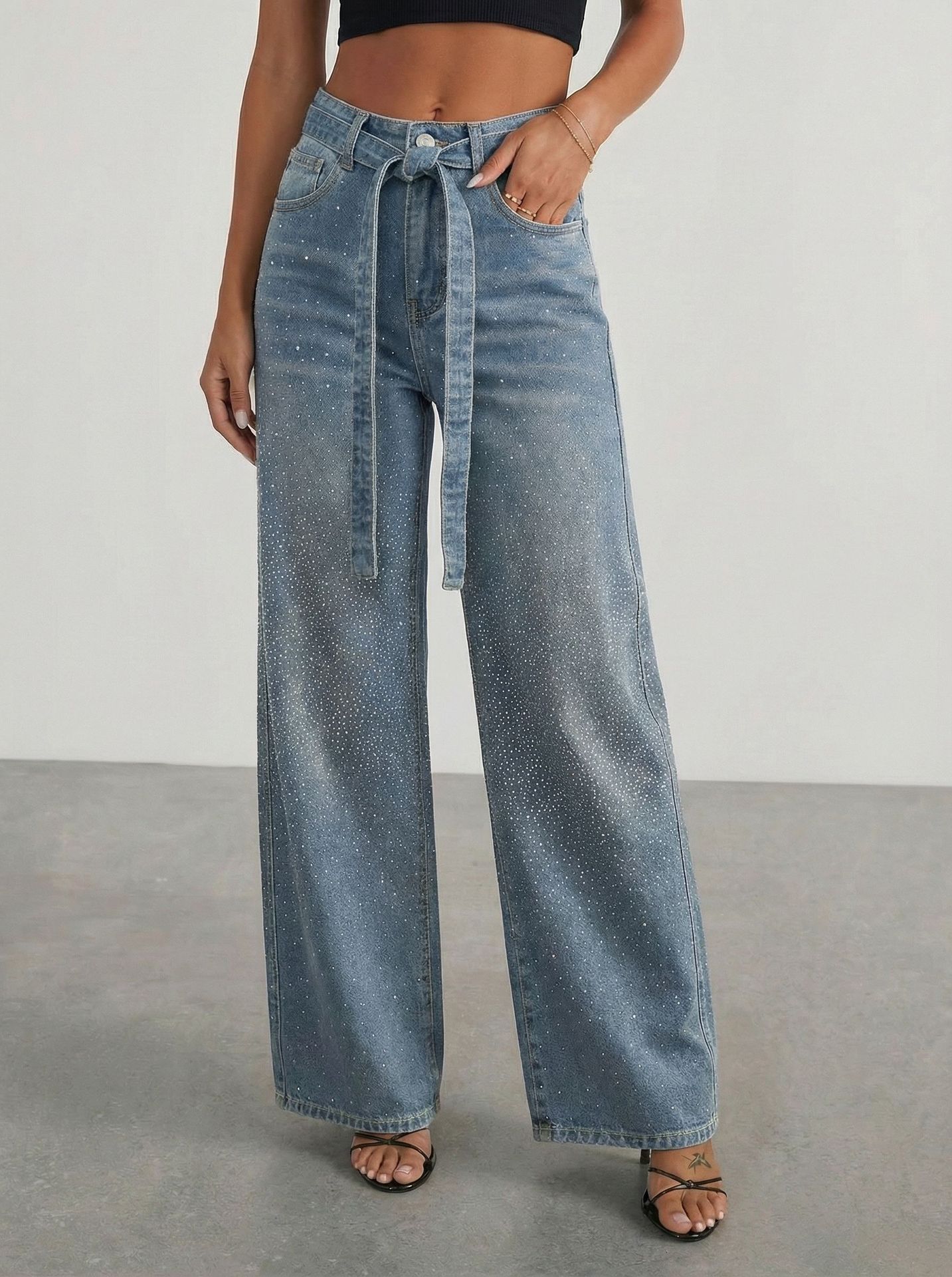 Women's Loose - fit High - waist Wide - leg Jeans - LADYLINE X
