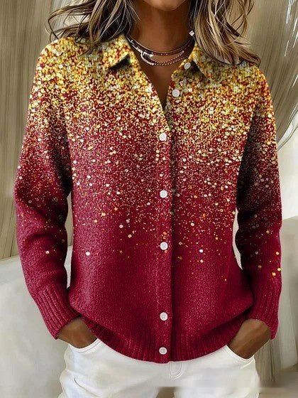 Womens Loose - fitting Sweater Cardigan For European And American - style Outfits - LADYLINE X