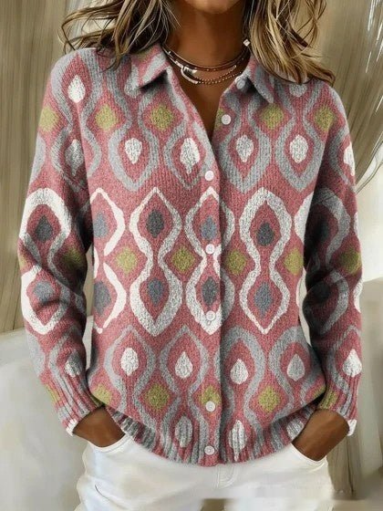 Womens Loose - fitting Sweater Cardigan For European And American - style Outfits - LADYLINE X