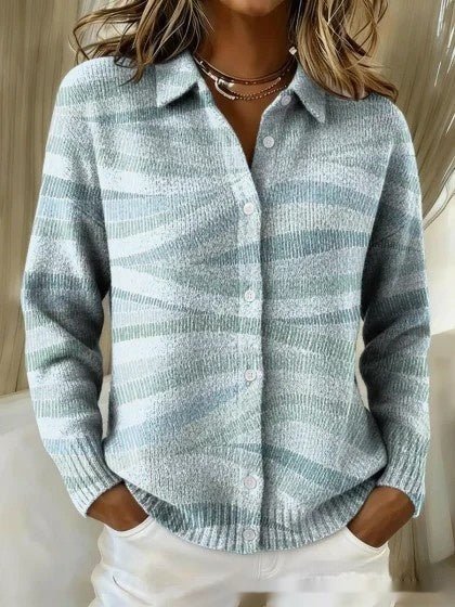Womens Loose - fitting Sweater Cardigan For European And American - style Outfits - LADYLINE X
