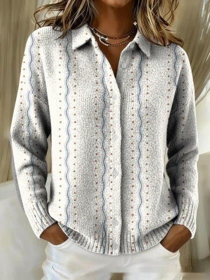 Womens Loose - fitting Sweater Cardigan For European And American - style Outfits - LADYLINE X