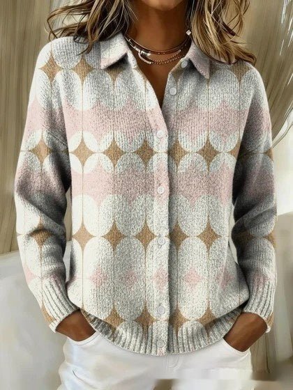 Womens Loose - fitting Sweater Cardigan For European And American - style Outfits - LADYLINE X