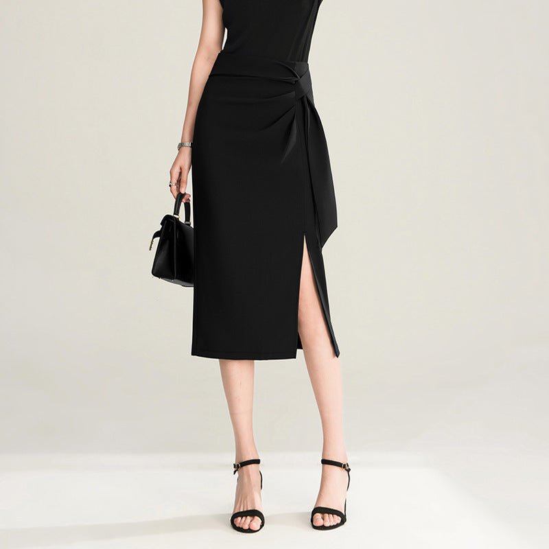 Women's Mid - Length Elegant Sheath Skirt - LADYLINE X