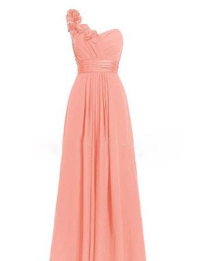 Women's Multi Colored Slanted Neck Sleeveless Strapless Long Dress - LADYLINE X
