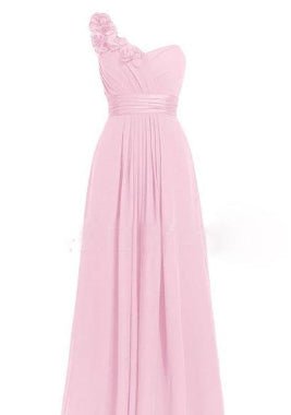 Women's Multi Colored Slanted Neck Sleeveless Strapless Long Dress - LADYLINE X