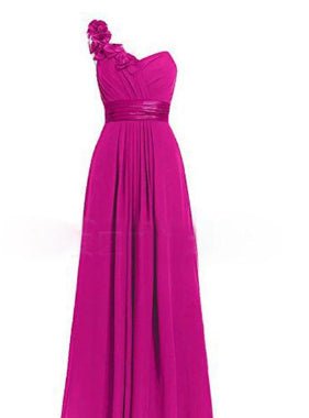 Women's Multi Colored Slanted Neck Sleeveless Strapless Long Dress - LADYLINE X