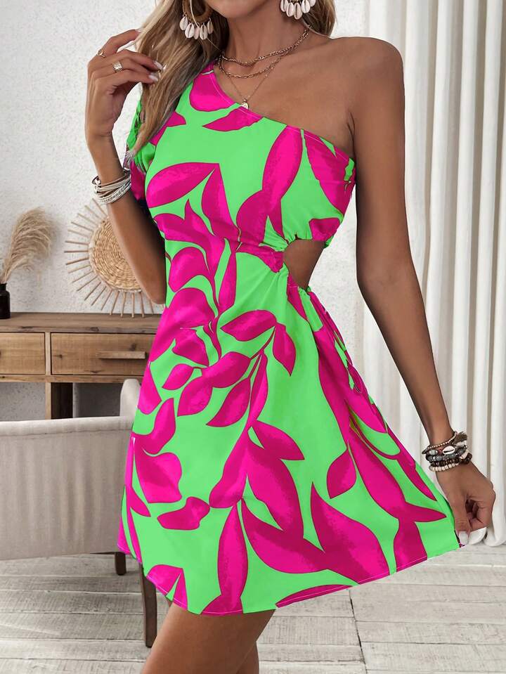 Women's New Stylish Off - Shoulder Hollow - Out Dress - LADYLINE X