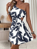 Women's New Stylish Off - Shoulder Hollow - Out Dress - LADYLINE X