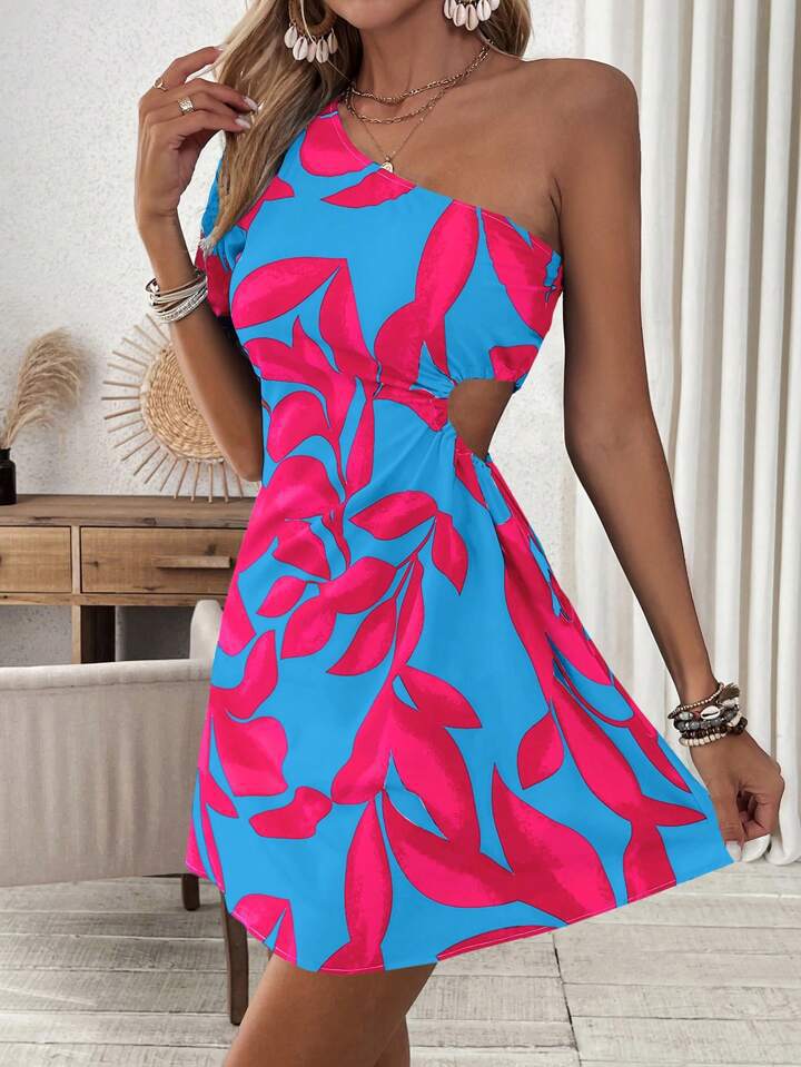 Women's New Stylish Off - Shoulder Hollow - Out Dress - LADYLINE X