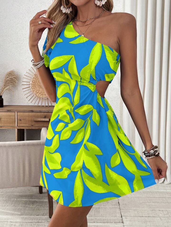 Women's New Stylish Off - Shoulder Hollow - Out Dress - LADYLINE X