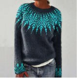 Women's Printed Christmas Sweatshirt Top - LADYLINE X