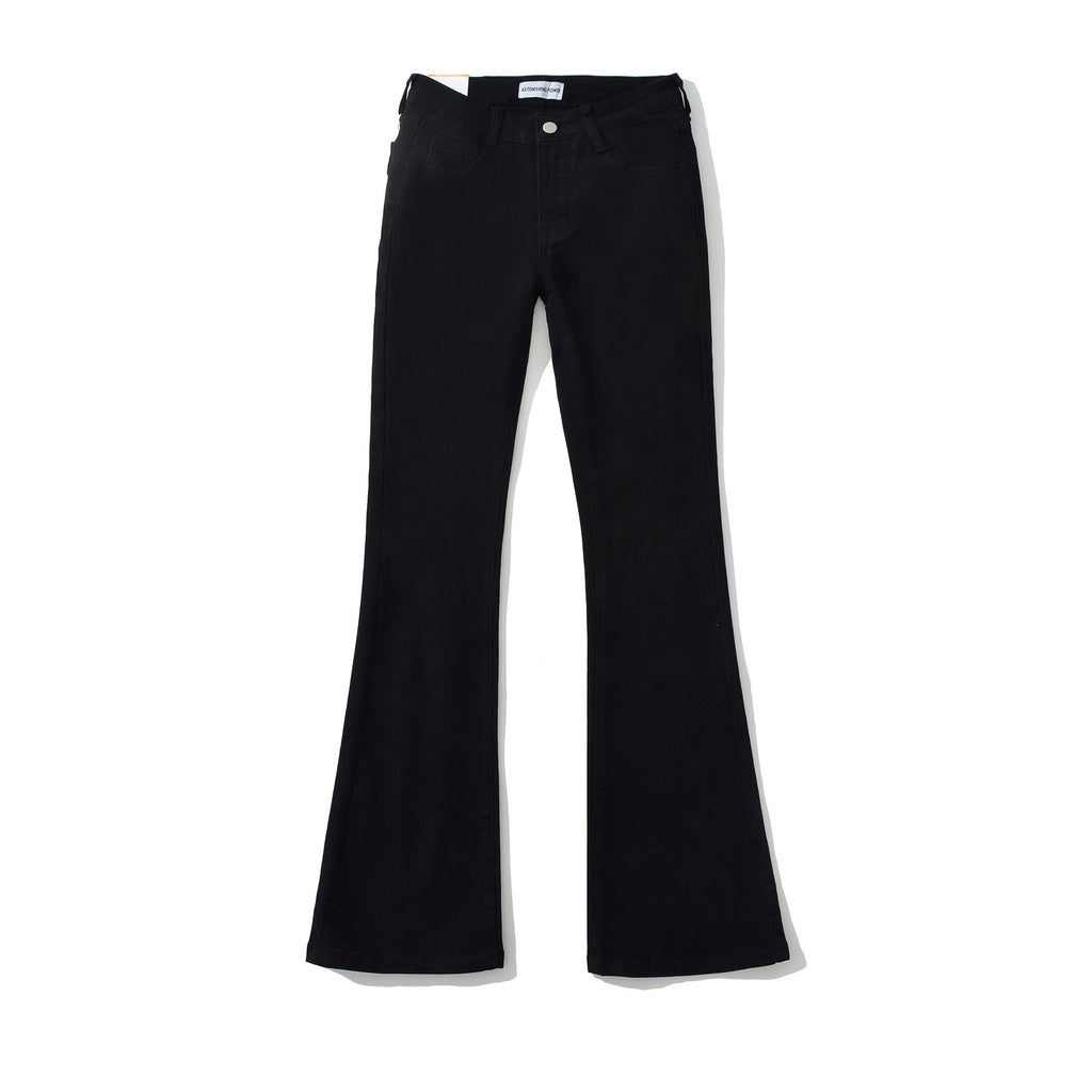 Womens Stylish Slim - fit Distressed Flared Jeans - LADYLINE X
