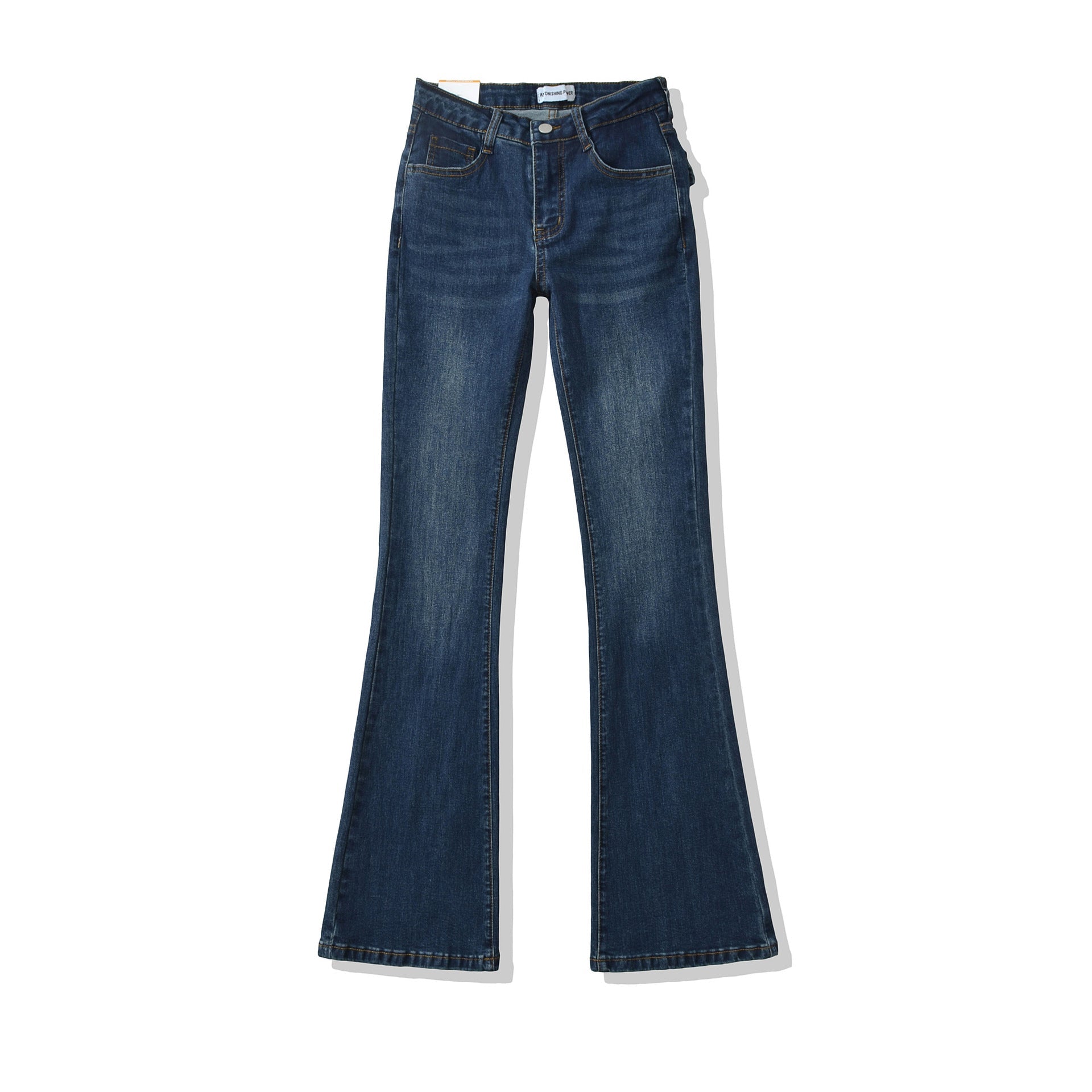 Womens Stylish Slim - fit Distressed Flared Jeans - LADYLINE X