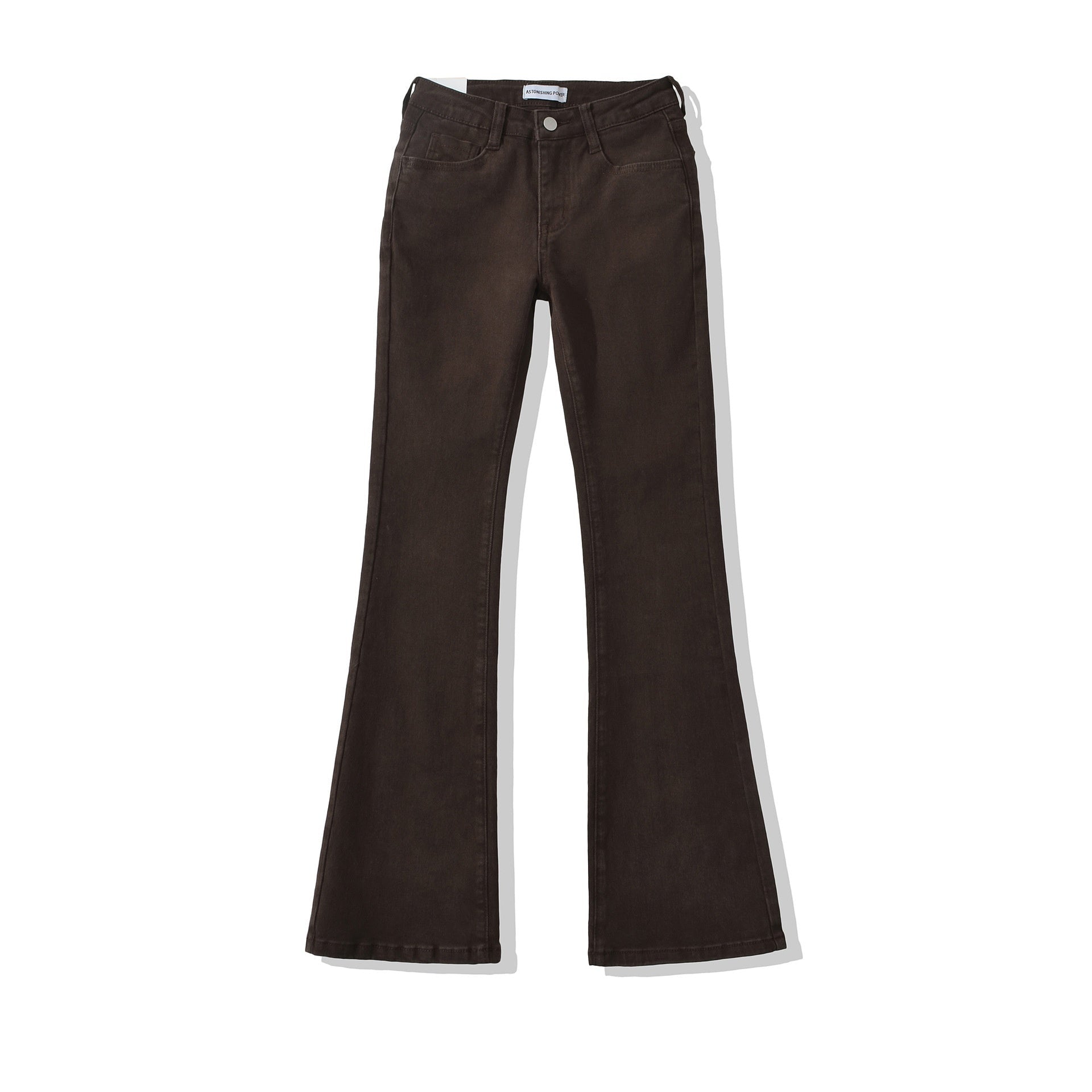 Womens Stylish Slim - fit Distressed Flared Jeans - LADYLINE X