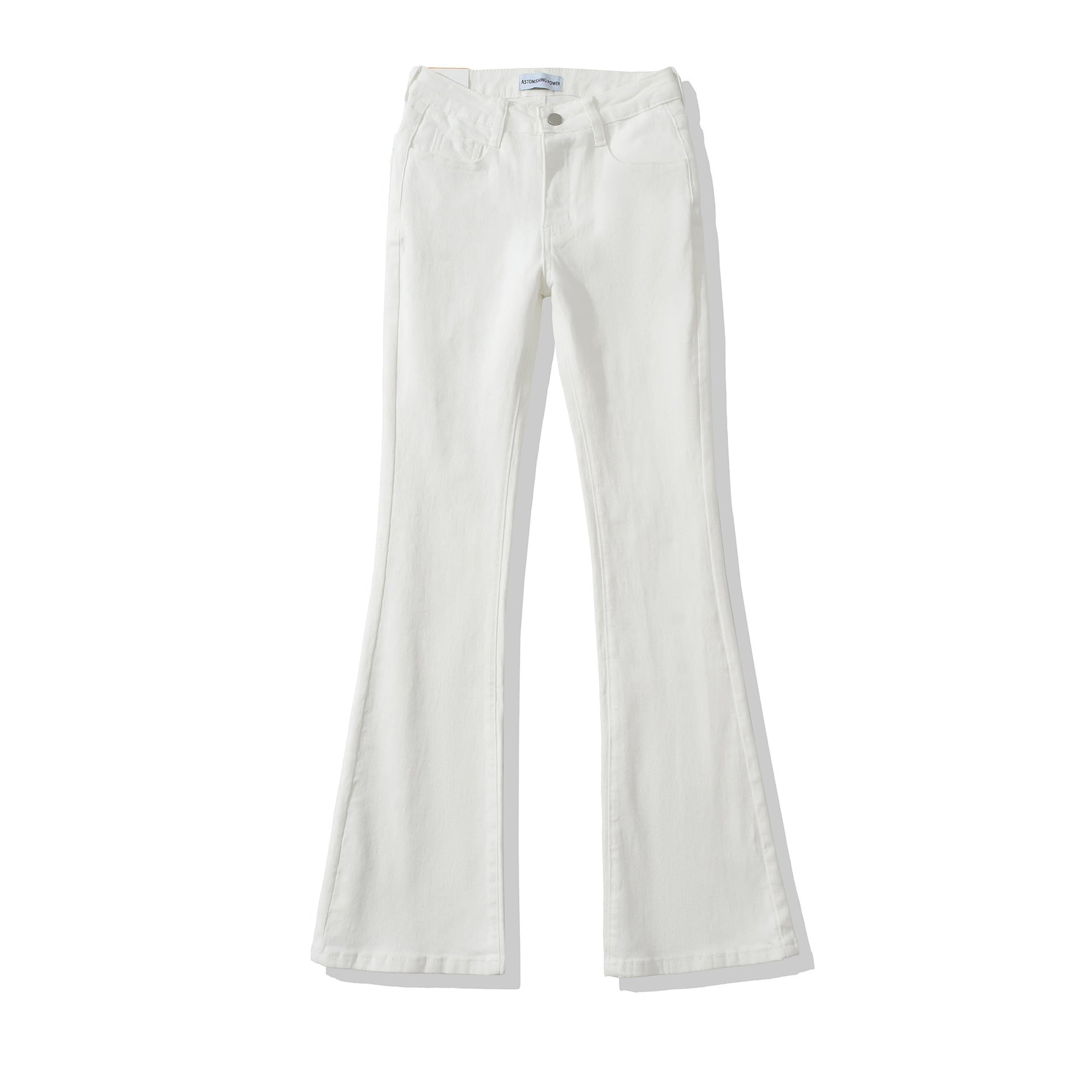 Womens Stylish Slim - fit Distressed Flared Jeans - LADYLINE X
